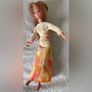 Vintage Barbie Doll with Vibrant Summer Outfit
